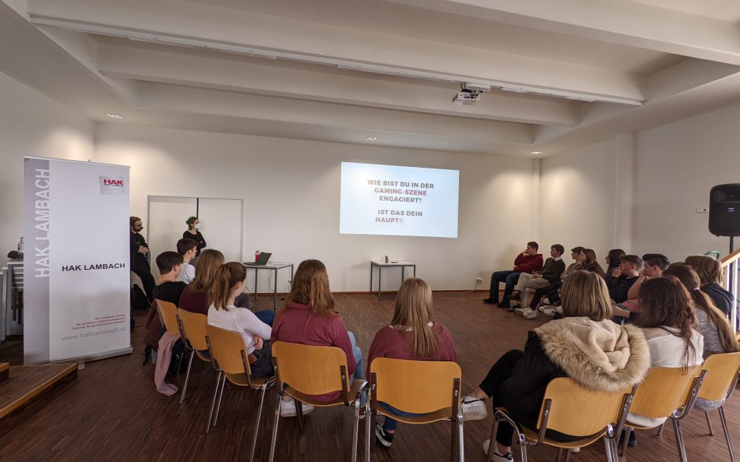 Ziegen, Blöcke, Nachrichtenstudios … das alles und noch viel mehr beim StreamIT! Workshop in der HAK-Lambach